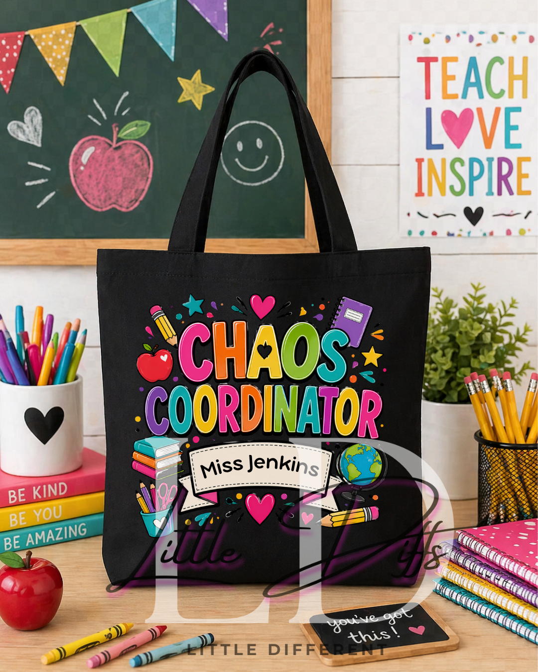 Personalised Chaos Coordinator Tote Bag