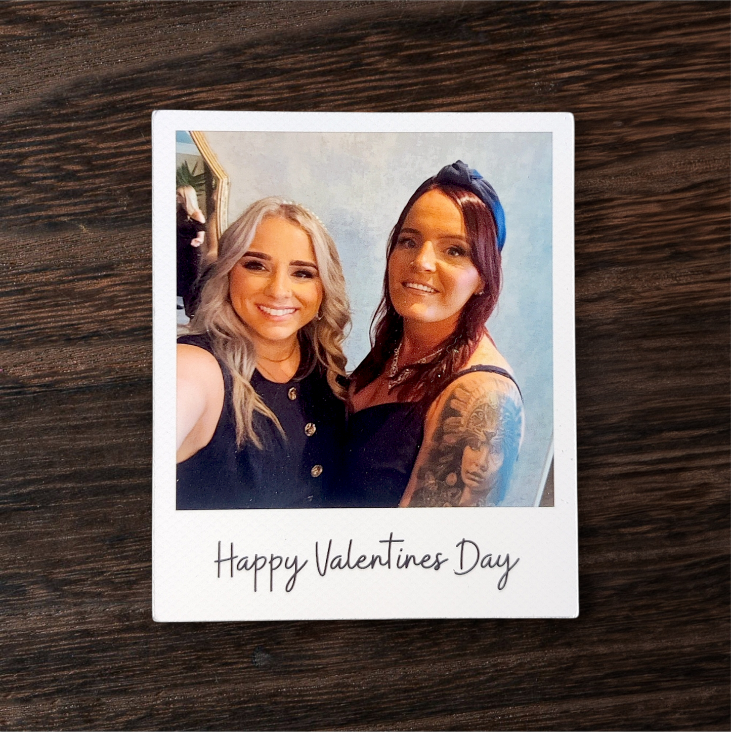 Personalised Polaroid Photo Cupcake Topper | Custom Photo & Message