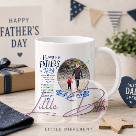 Personalised Father's Day Photo Mug