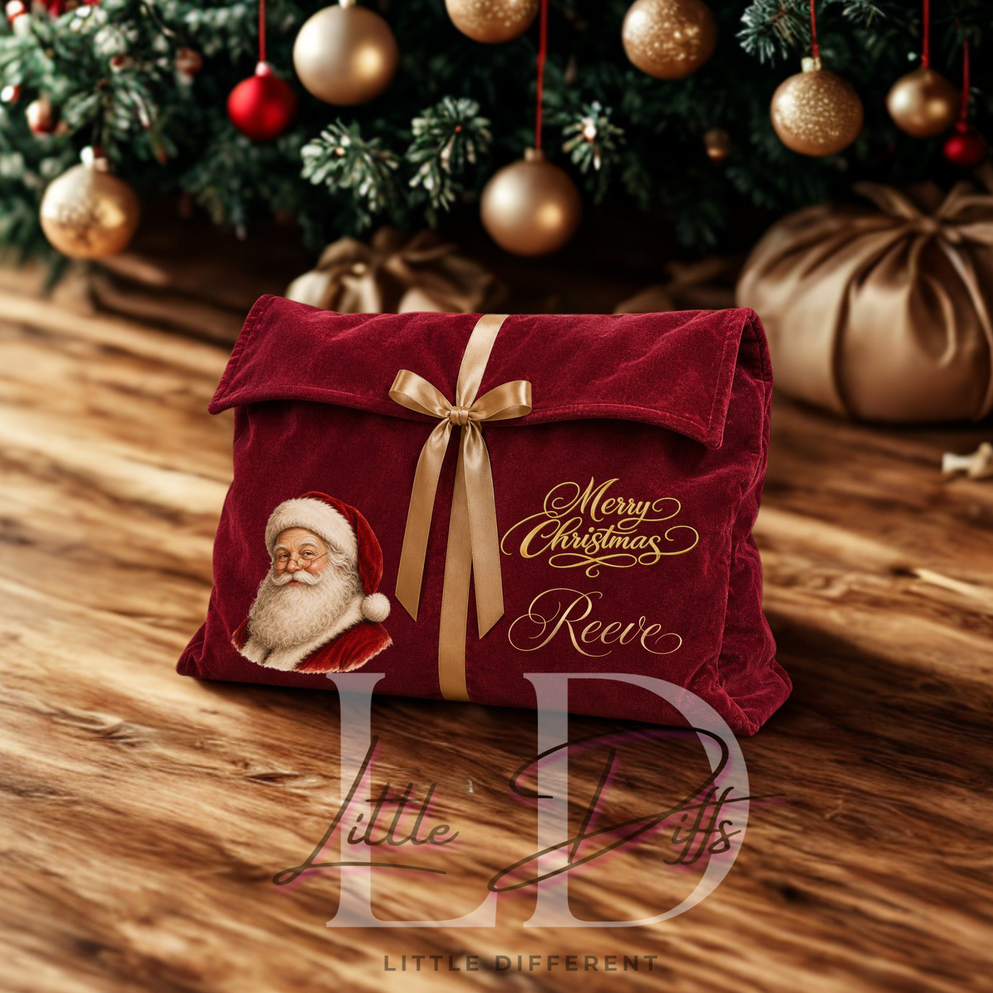 Personalised Christmas Gift Envelope Bag ( PRE-ORDER)
