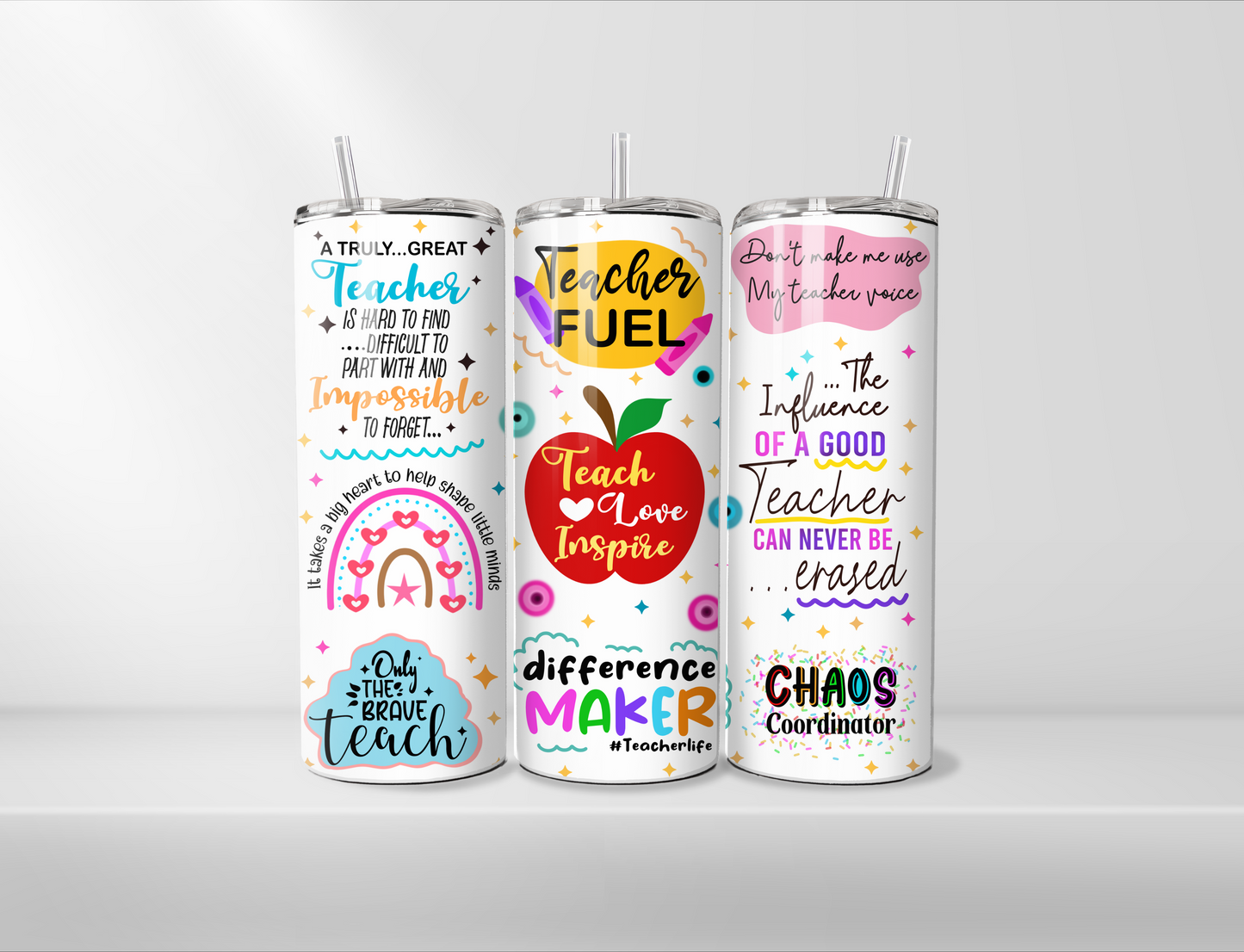 Teacher Tumbler Multiple Designs