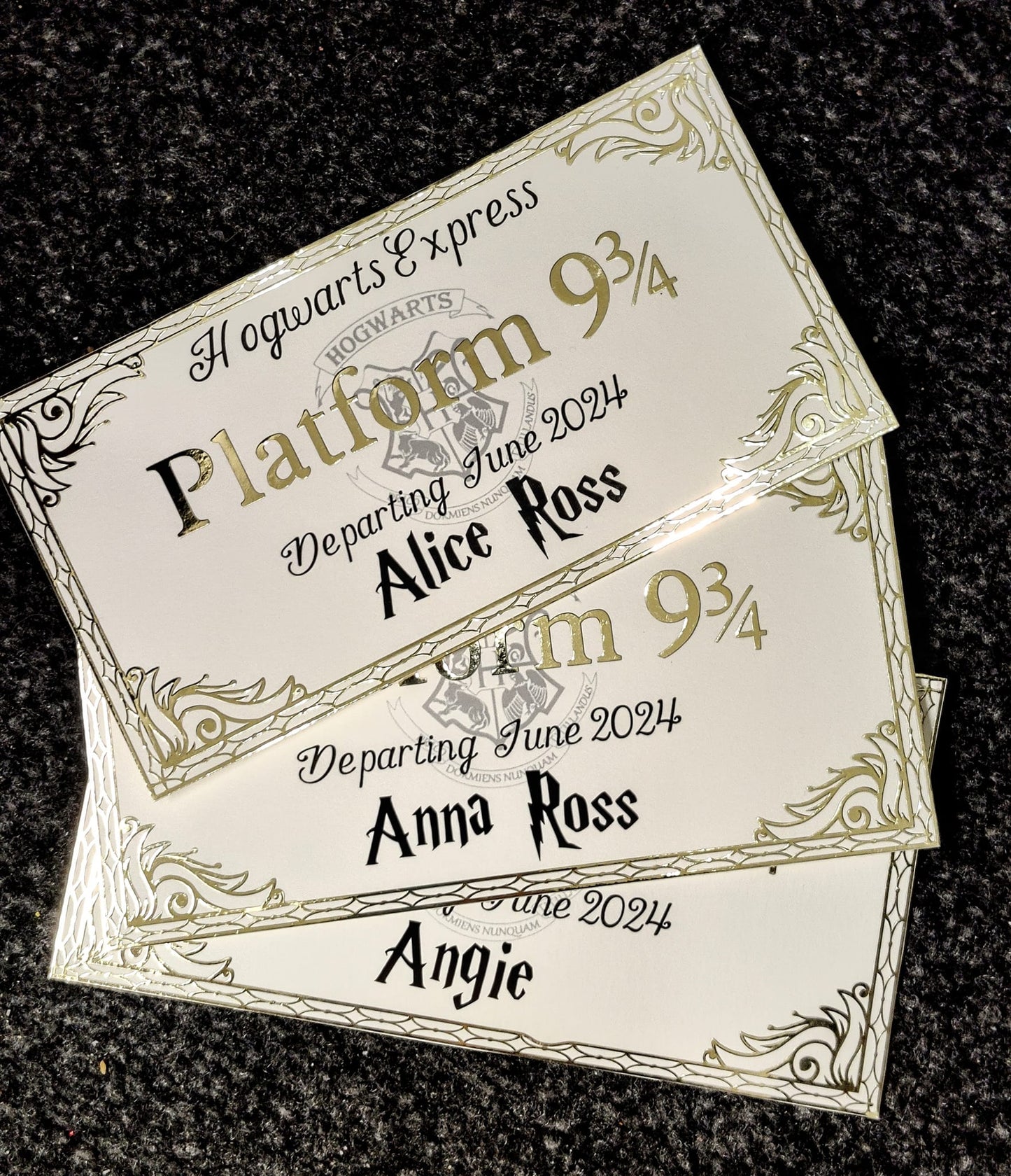 Personalised Tickets