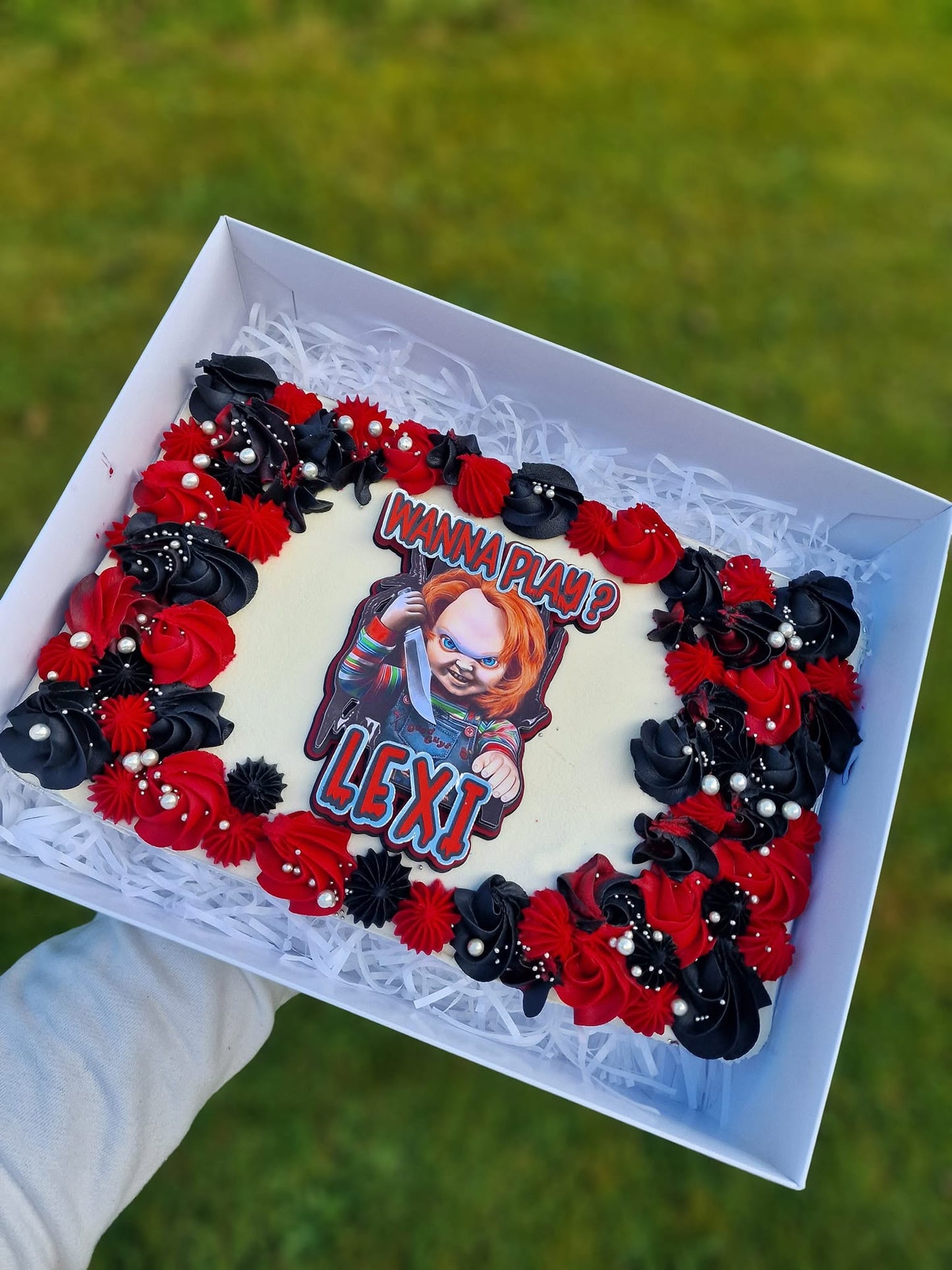 Personalised Slab Cake Topper Set
