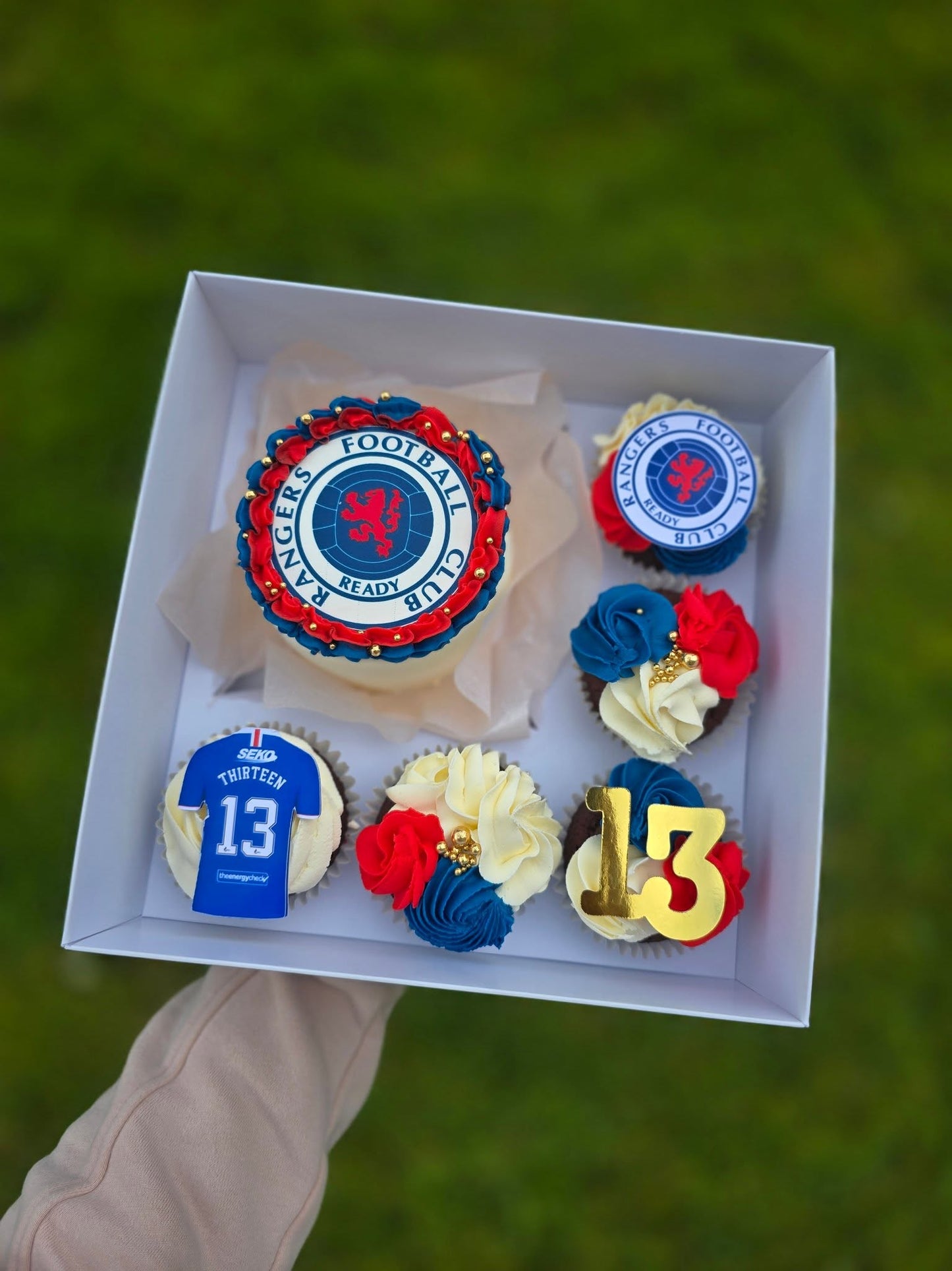 Personalised Bento Cake & Cupcake Topper Set