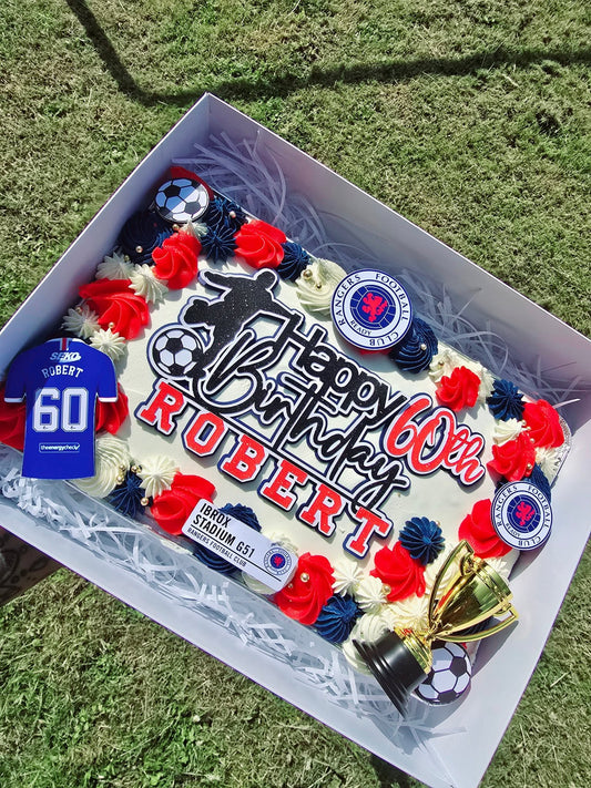 Personalised Slab Cake Topper Set