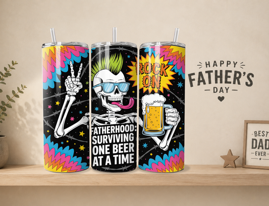 Fatherhood: Surviving One Beer at a Time Tumbler