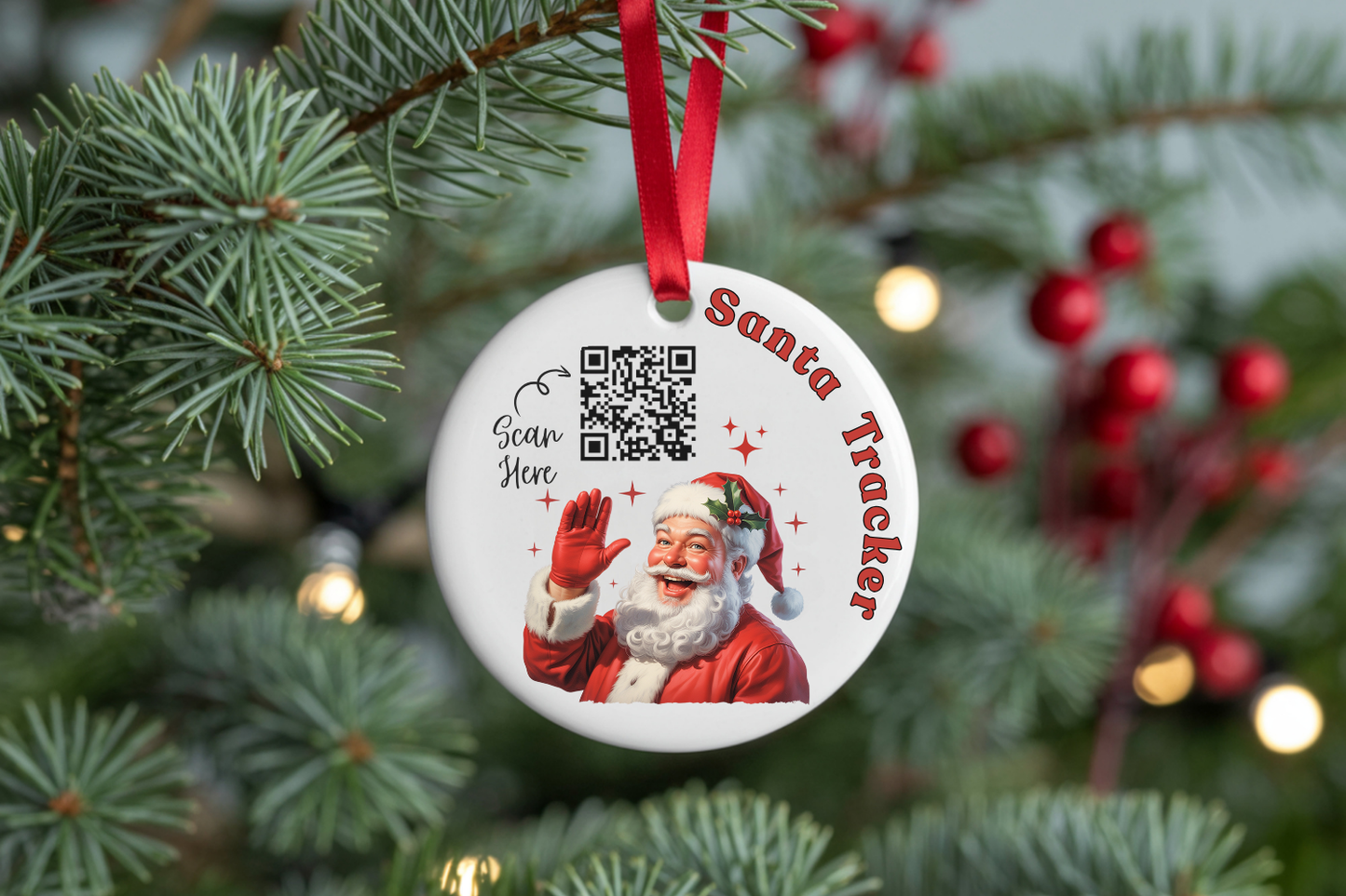 Santa Tracker Bauble
