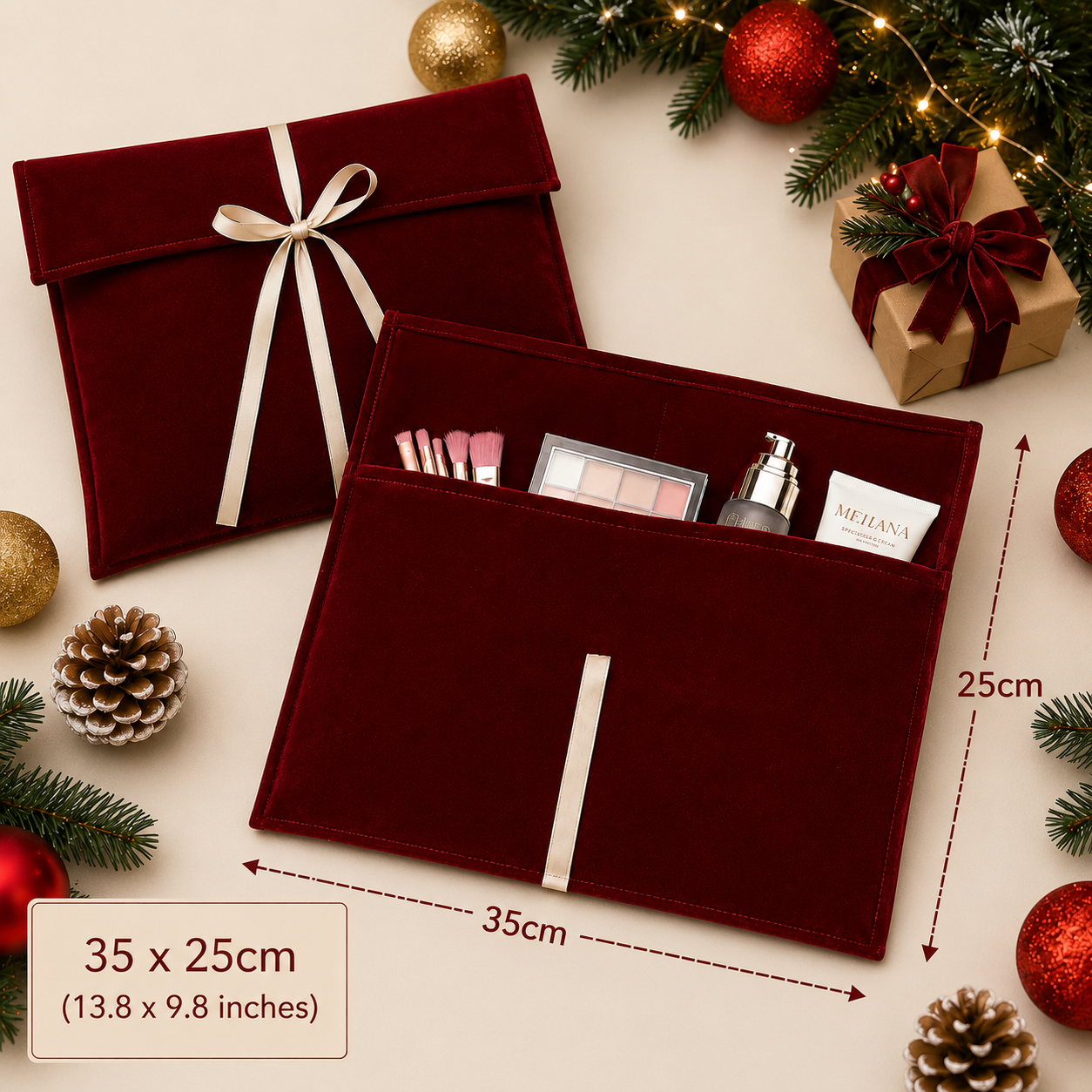 Personalised Christmas Gift Envelope Bag ( PRE-ORDER)